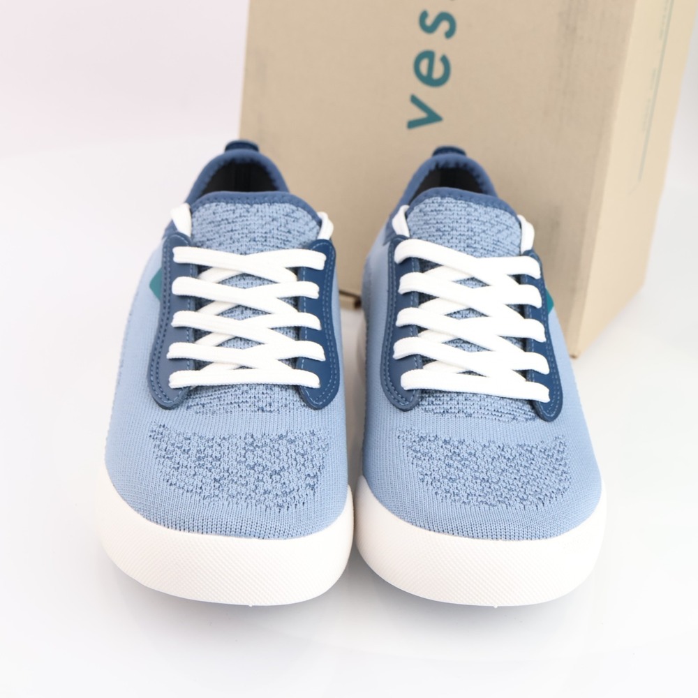 Vessi Womens Weekend 1.5 Sneakers Size 7 Waterproof Blue Lace Up Comfort Shoes - Picture 6 of 17